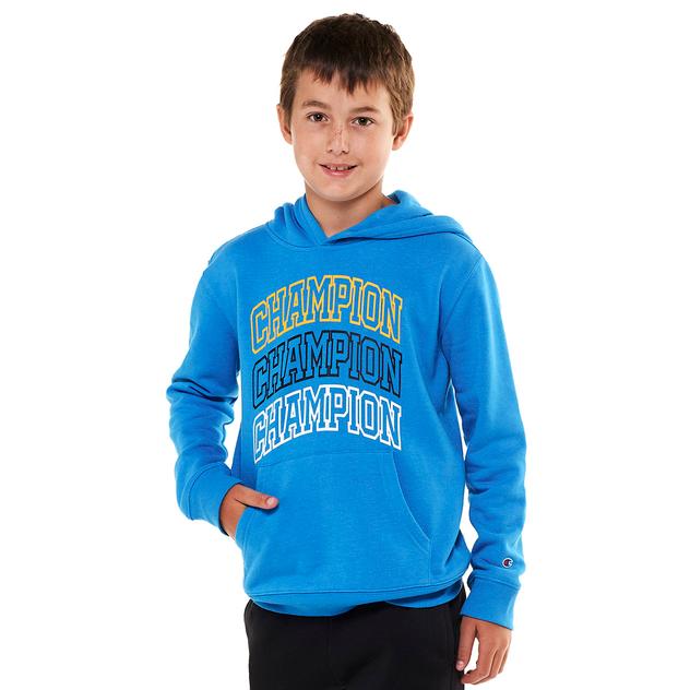Boys (8-20) Champion® Graphic Hoodie - Blue Bell