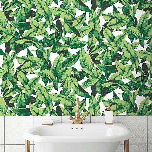 RoomMates(R) Palm Leaf Peel &amp; Stick Wallpaper