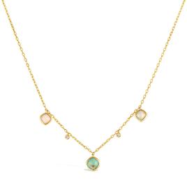 Le Vian(R) Peacock Aquaprase(tm) Opal & Diamond Chain Necklace