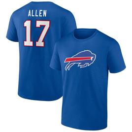 Mens Fanatics NFL Buffalo Bills Josh Allen #17 Short Sleeve Tee
