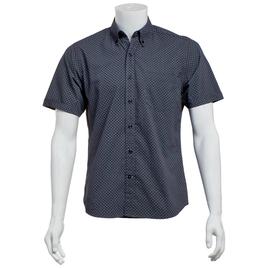 Mens North Hudson Tuckless Circles Button Down Shirt - India Ink