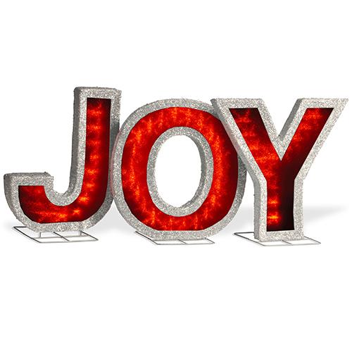 National Tree Pre-Lit JOY Decoration