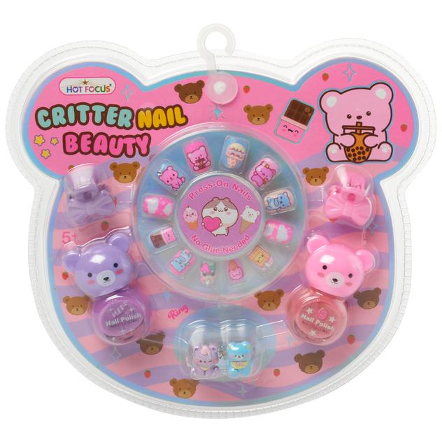 Girls Hot Focus® 18pc. Critter Nail Beauty Set