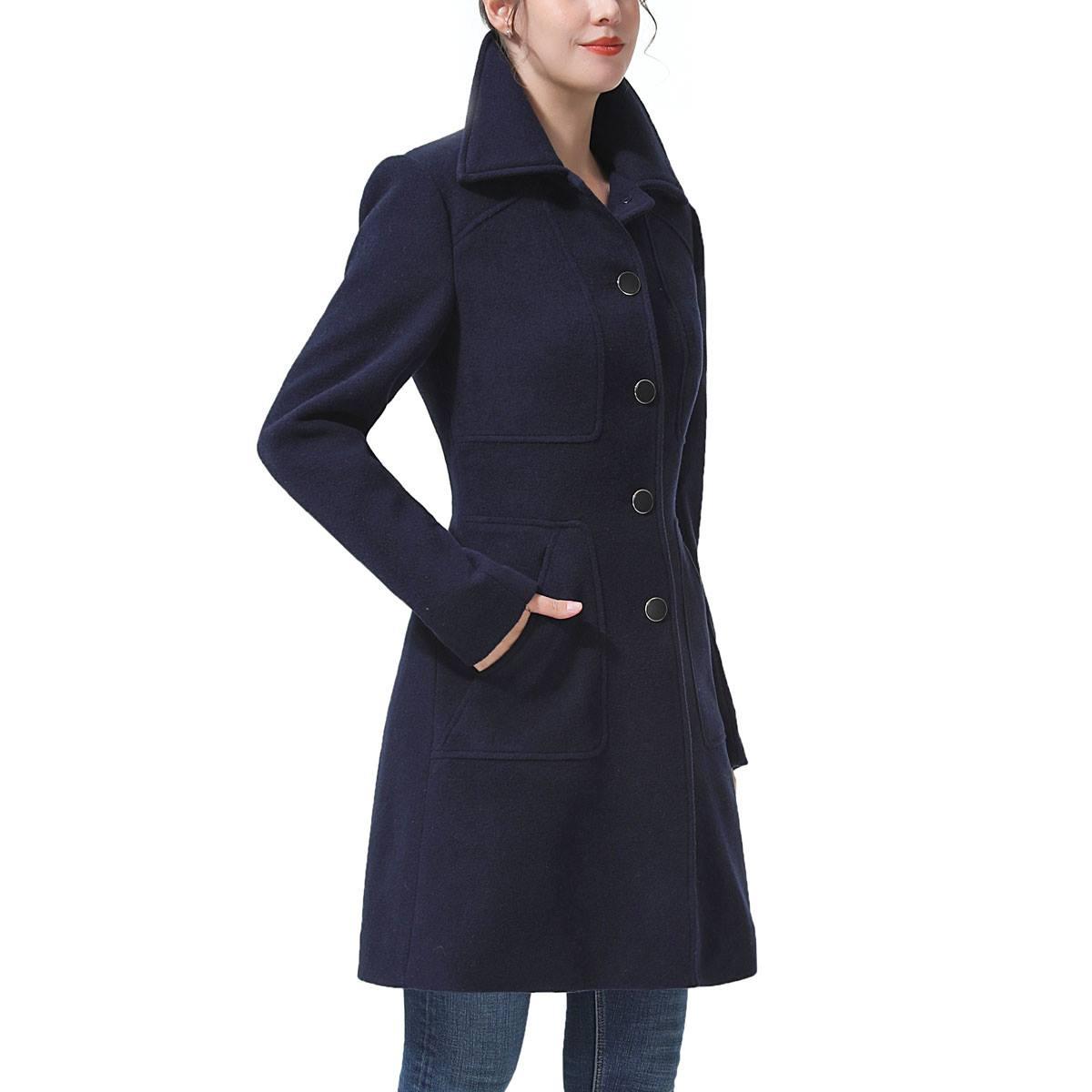 Womens BGSD Wool Walking Coat