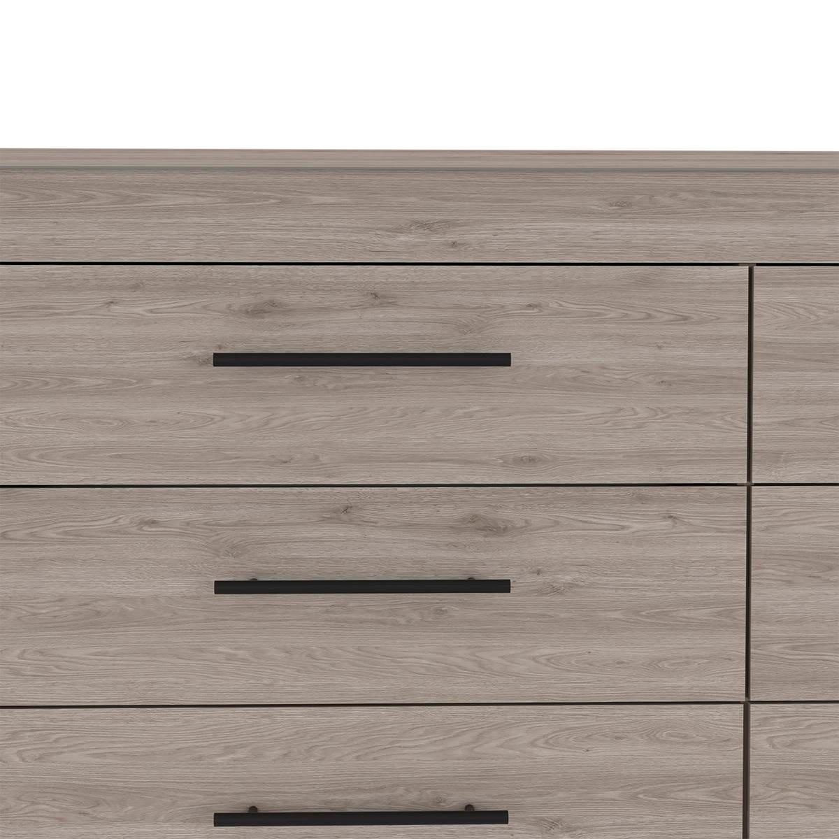 FM FURNITURE Luxor 6 Drawer Double Dresser