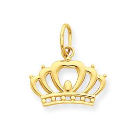 Gold Classics(tm) 14kt. Yellow Gold Crown Charm