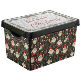 Kennedy Vintage Santa Storage Tote