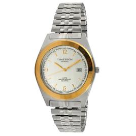 Mens TIMETECH Quartz Miyota Two-Tone Expansion Watch - 3600M