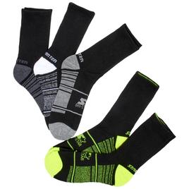 Boys (8-20) Starter Cushion Crew Socks - Black