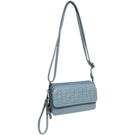 Womens Bueno Flower Perf Crossbody Wallet $60