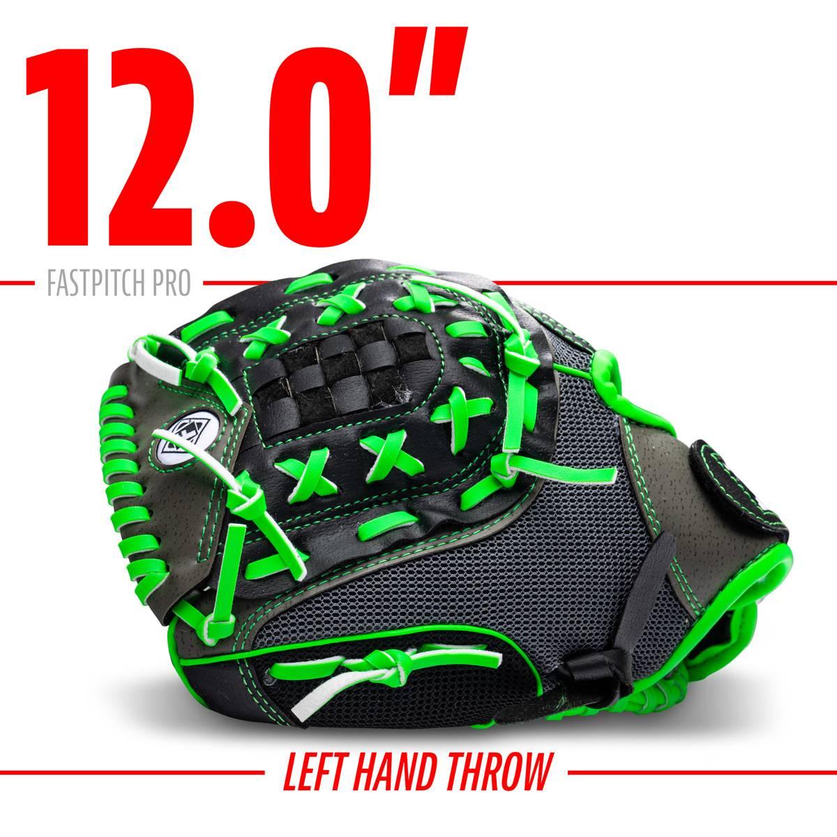 Franklin® 12in Windmill Softball Glove - Grey/Lime
