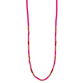 Ashley Cooper(tm) Multi Pink Color Block Long Necklace
