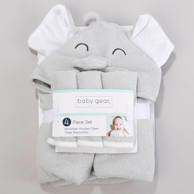 Baby Gear® 4pc. Elephant Bath Set