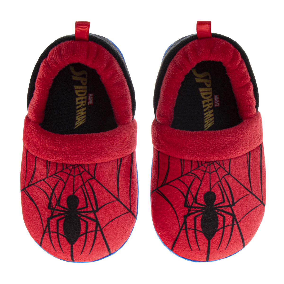 Little Boys Marvel(tm) Spider-Man The Amazing Spidey Plush Slippers