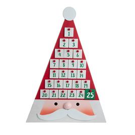 Kurt S. Adler 19.7in. Triangular Santa Head Advent Calendar