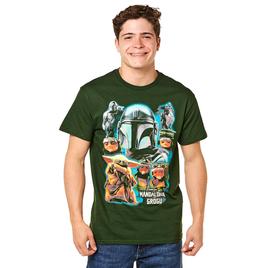 Young Mens Star Wars(R) Mandalorian & Grogu Graphic Tee