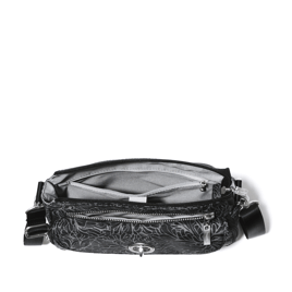 Baggallini Calais Crossbody - Midnight Blossom