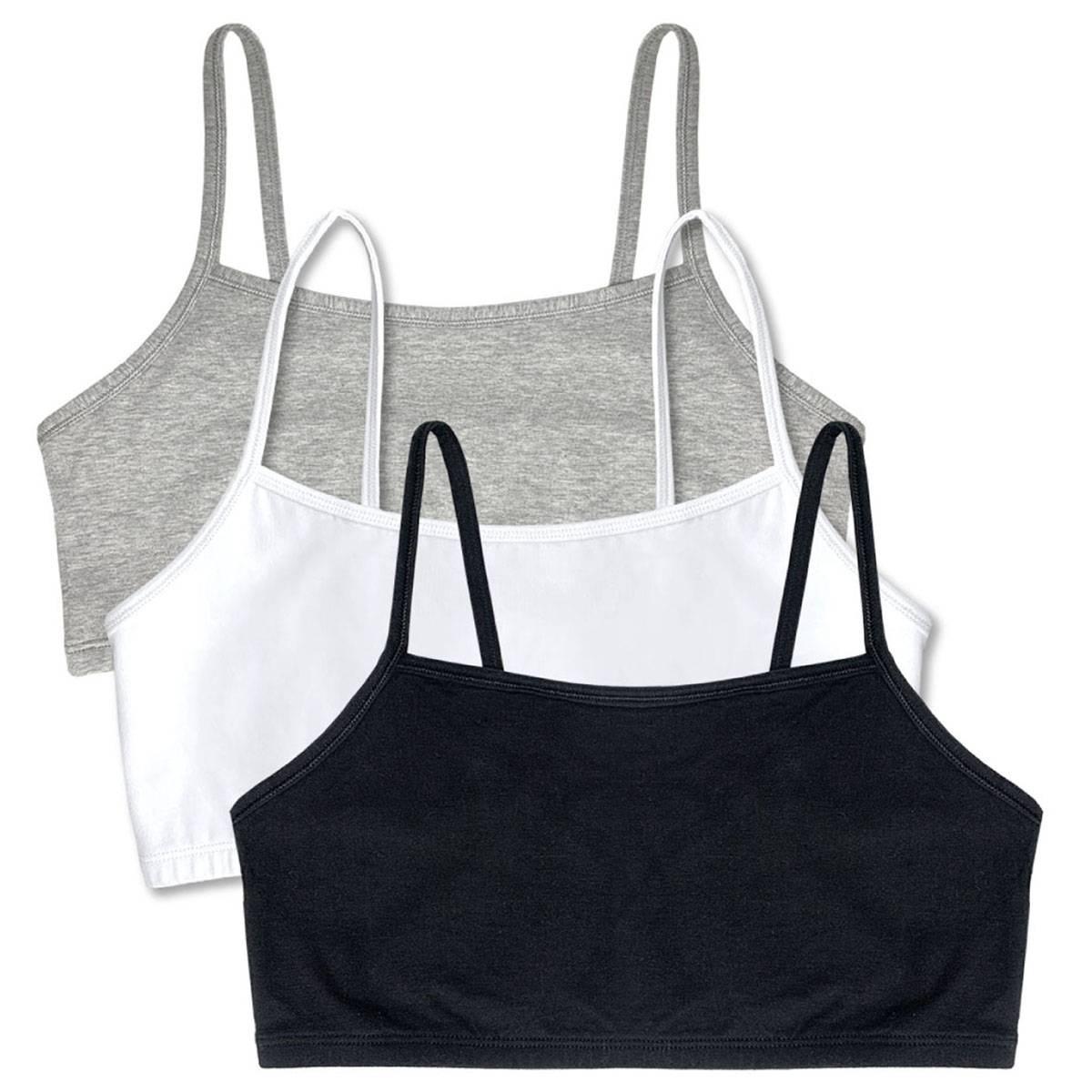 Womens Bestform 3pk. Spaghetti Strap Cotton Bras - 5009036PP