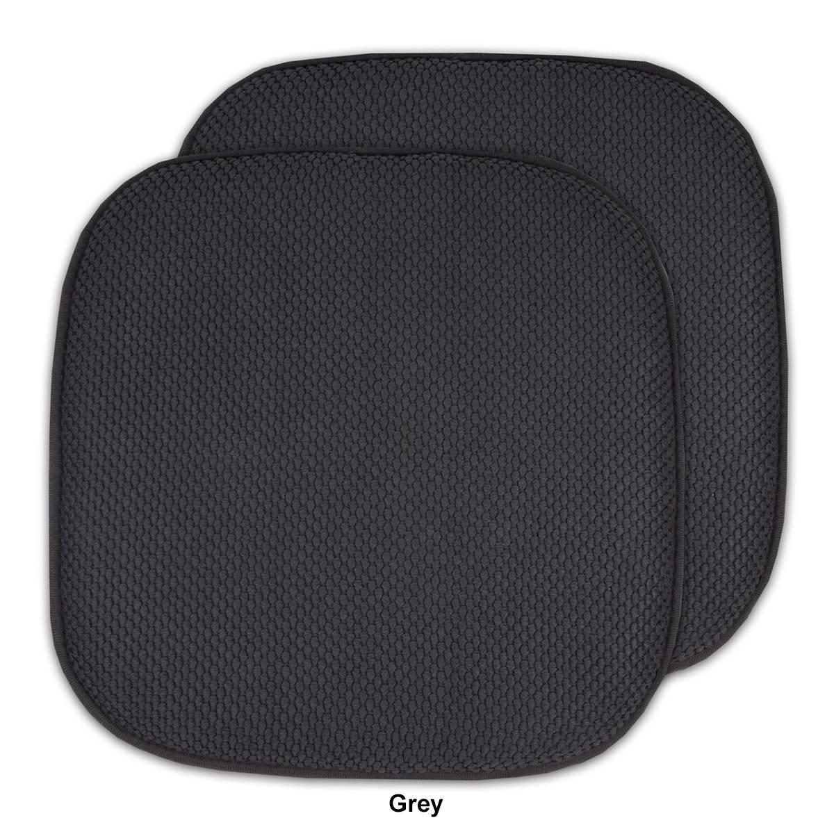 Sweet Home Collection Honeycomb Memory Foam Non-Slip Chair Pad
