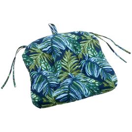 Jordan Manufacturing Tropical Print Outdoor Chair Pad