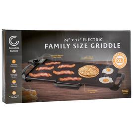 Complete Cuisine 24x12 Family Size Electric Griddle