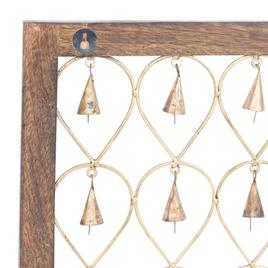 9th & Pike® Gold Hanging Bells Wall Decor - Set of 2