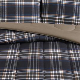 Wrangler City Flats Plaid Microfiber Reversible Comforter Set