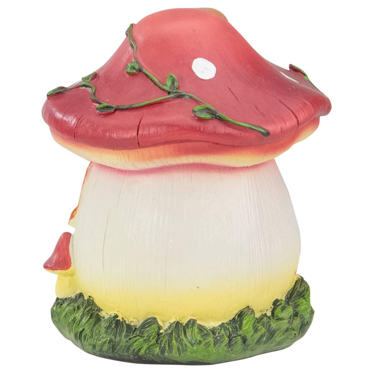 Northlight Seasonal Mushroom House Outdoor Garden Statue
