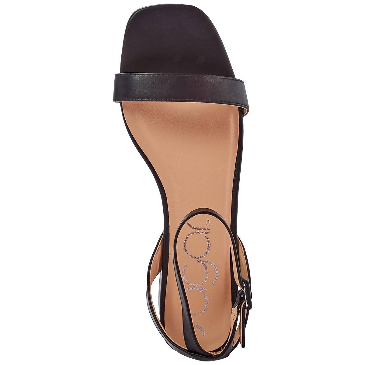 Womens Umpire Ankle Strap Block Heel Sandals