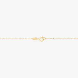 Gold Classics™ Double Bar w/ Heart & Mom Lariat Necklace