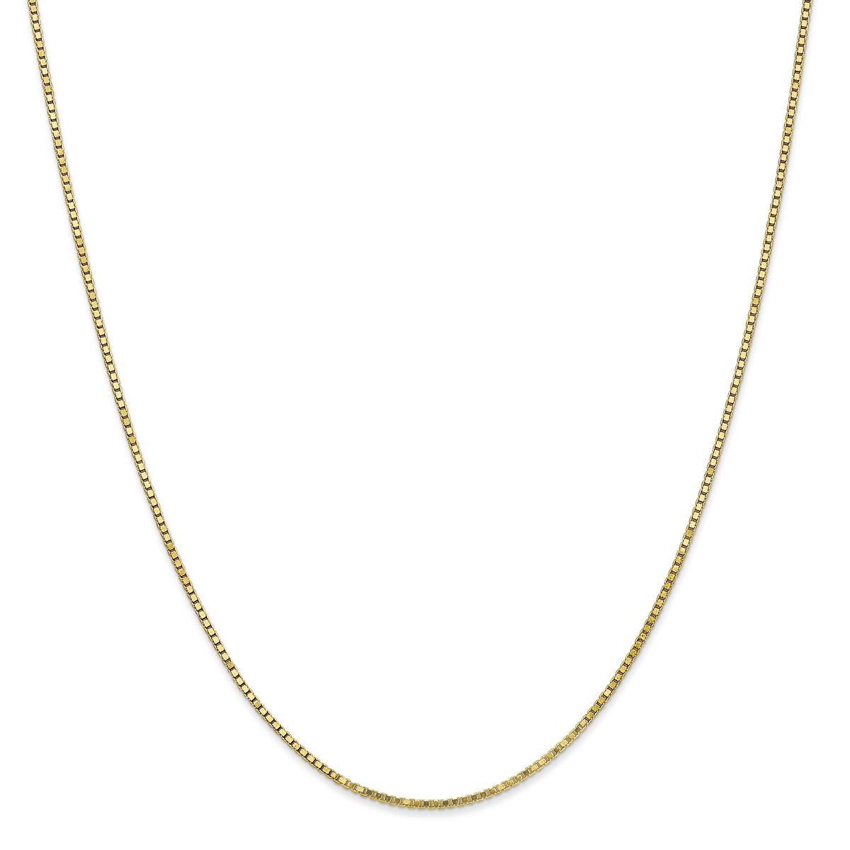 Gold Classics(tm) 10kt. Gold 1.3mm 30in. Box Chain Necklace