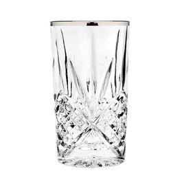 Godinger Dublin Platinum Set of 4 Highball Glasses