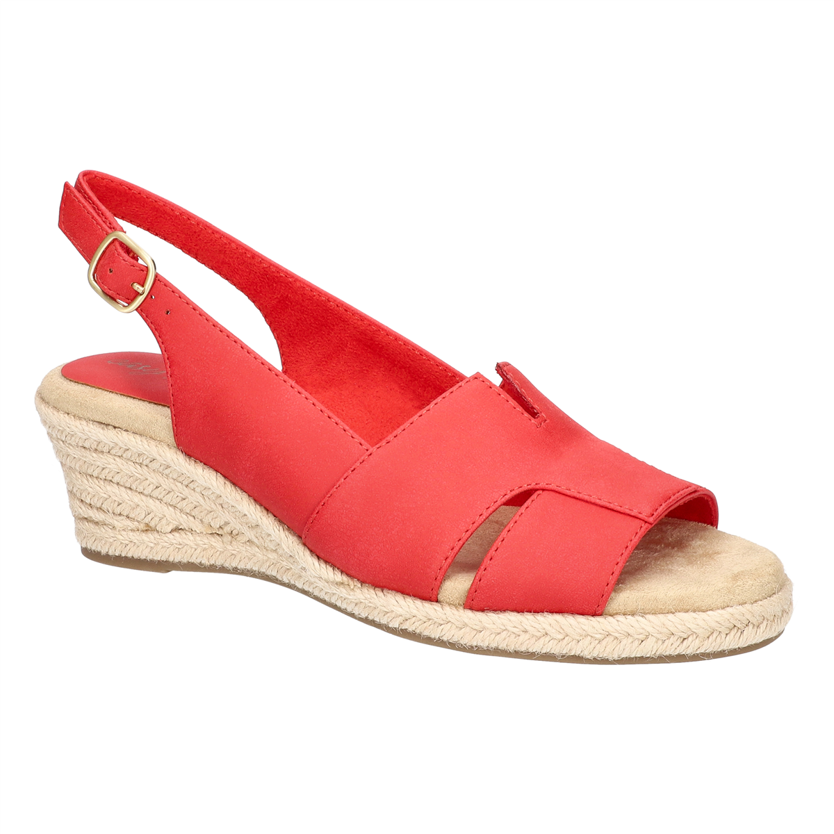 Womens Easy Street Resort Espadrille Wedge Sandals