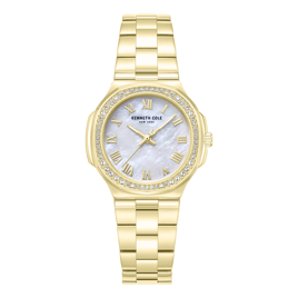 Womens Kenneth Cole New York(R) Classic Gold Watch - KCWLG0088702