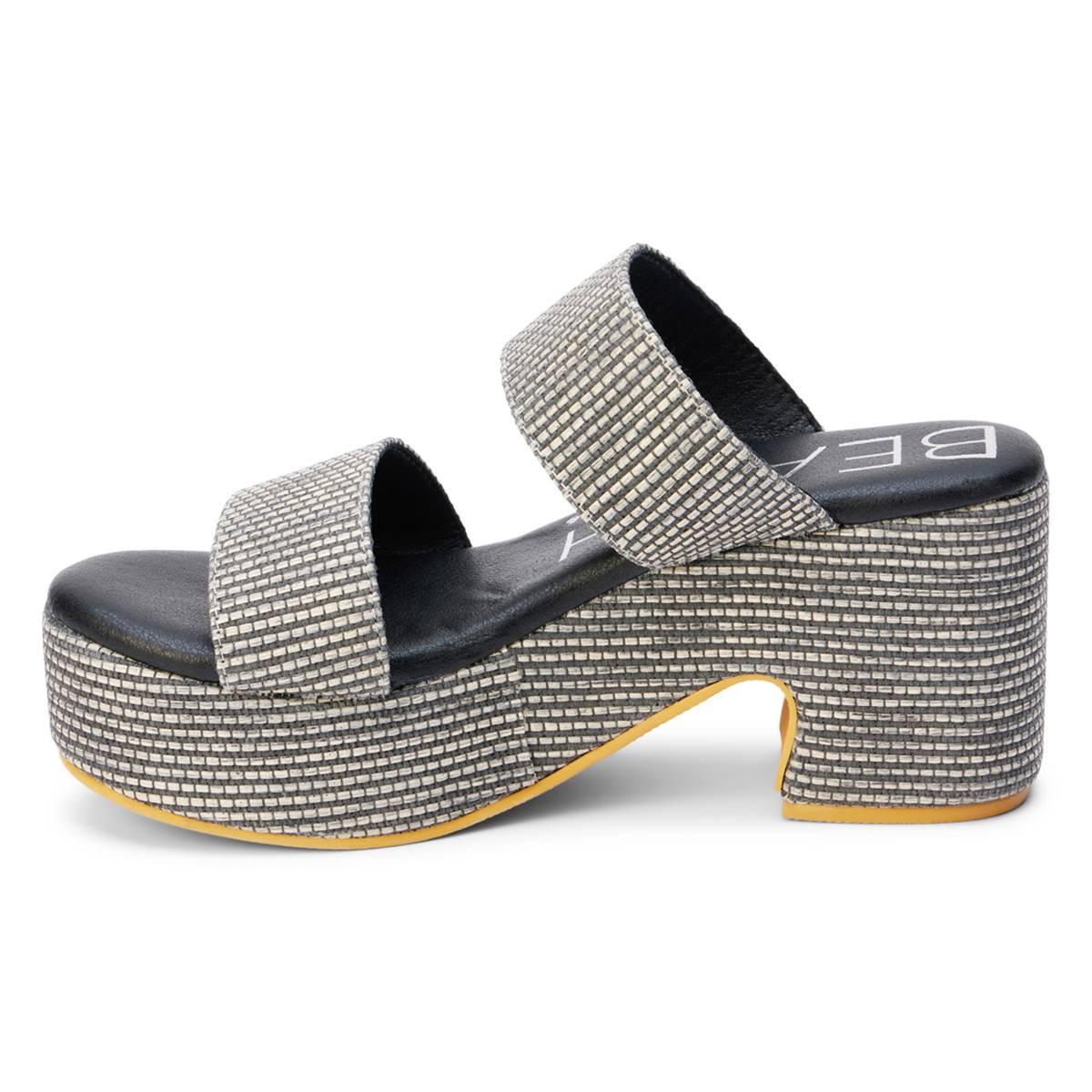 Womens Beach by Matisse Ocean Ave Heeled Slide Sandals
