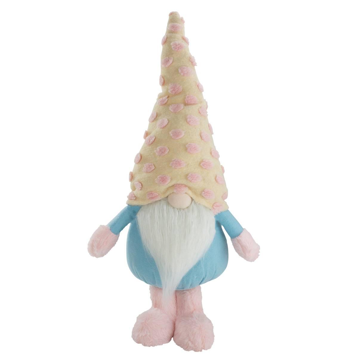 Northlight Seasonal Standing Gnome with Polka Dot Hat Figurine