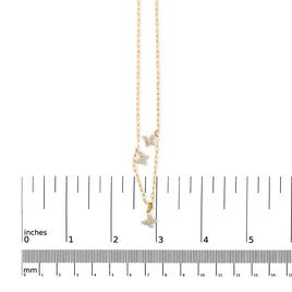 Haus of Brilliance 14kt. Gold 1/2ctw. Diamond Butterfly Necklace