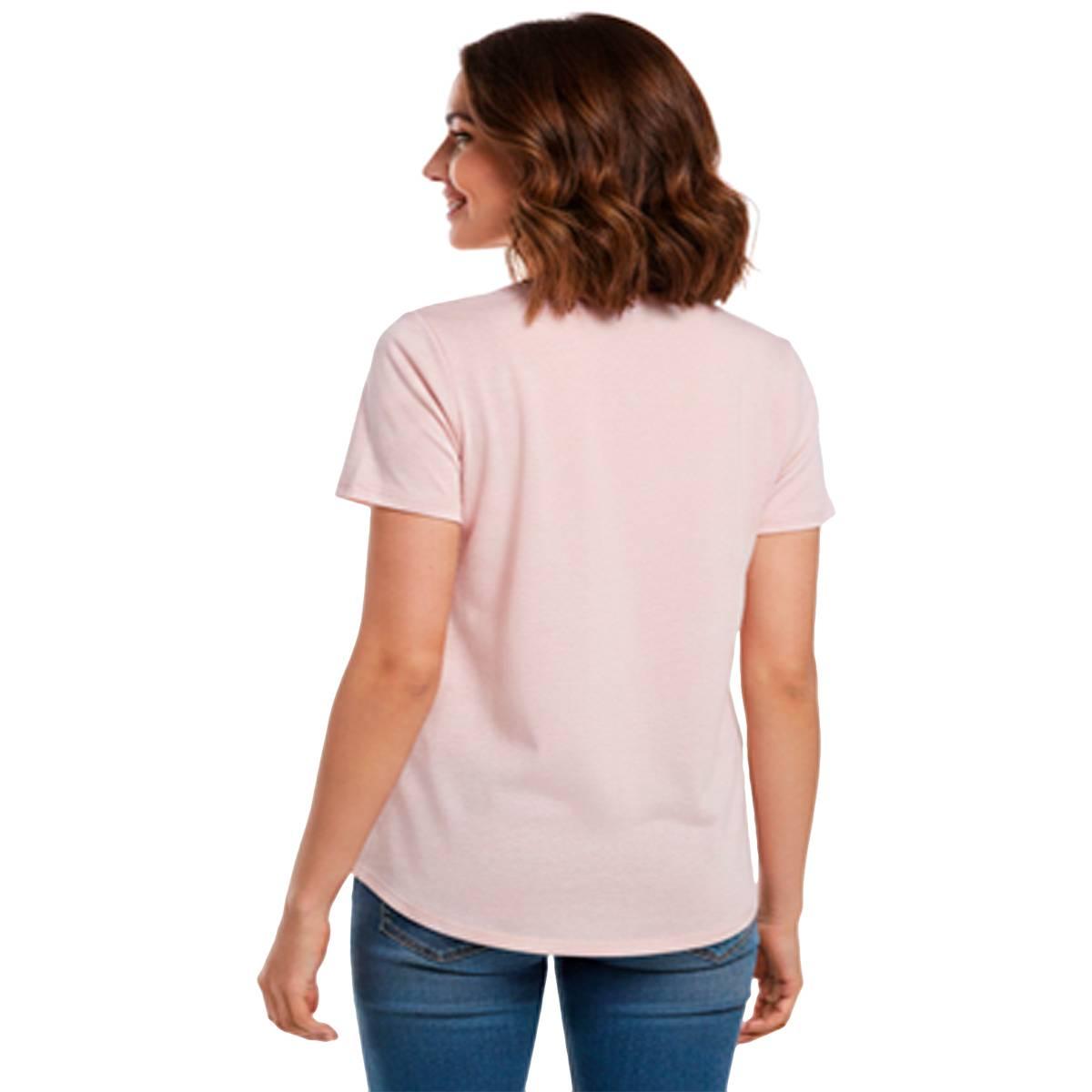 Petite Hasting & Smith Short Sleeve Crinkle Summer Vacation Tee