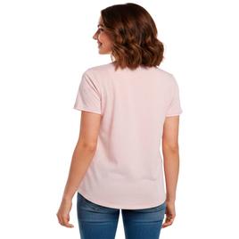 Petite Hasting & Smith Short Sleeve Crinkle Summer Vacation Tee