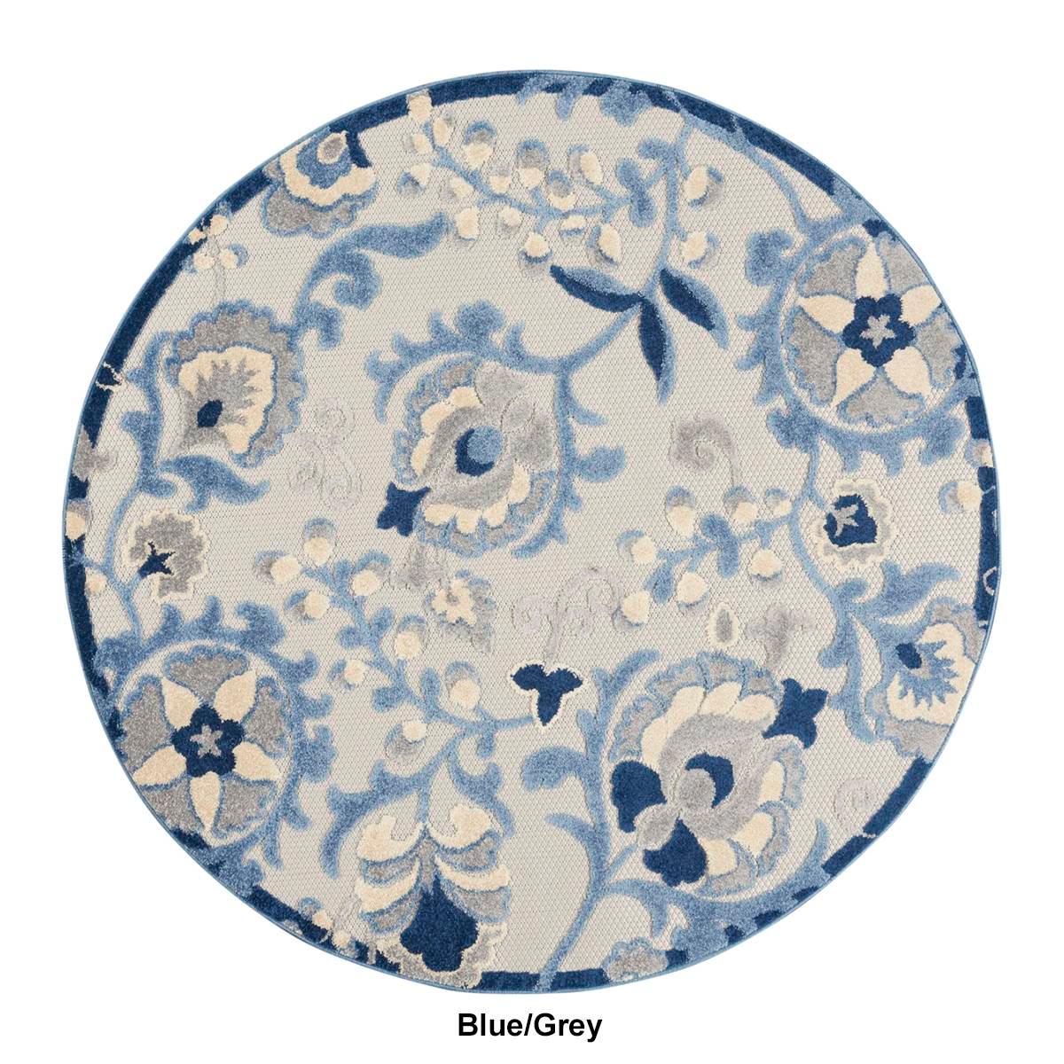 Nourison Aloha Farmhouse Round Rug