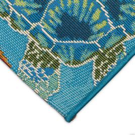 Liora Manne Sea Turtle Garden Rectangular Runner