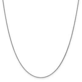 Gold Classics™ 10kt. White Gold 1mm 9in. Ankle Bracelet