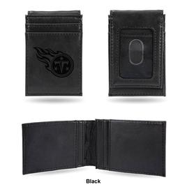 Mens NFL Tennessee Titans Faux Leather Front Pocket Wallet