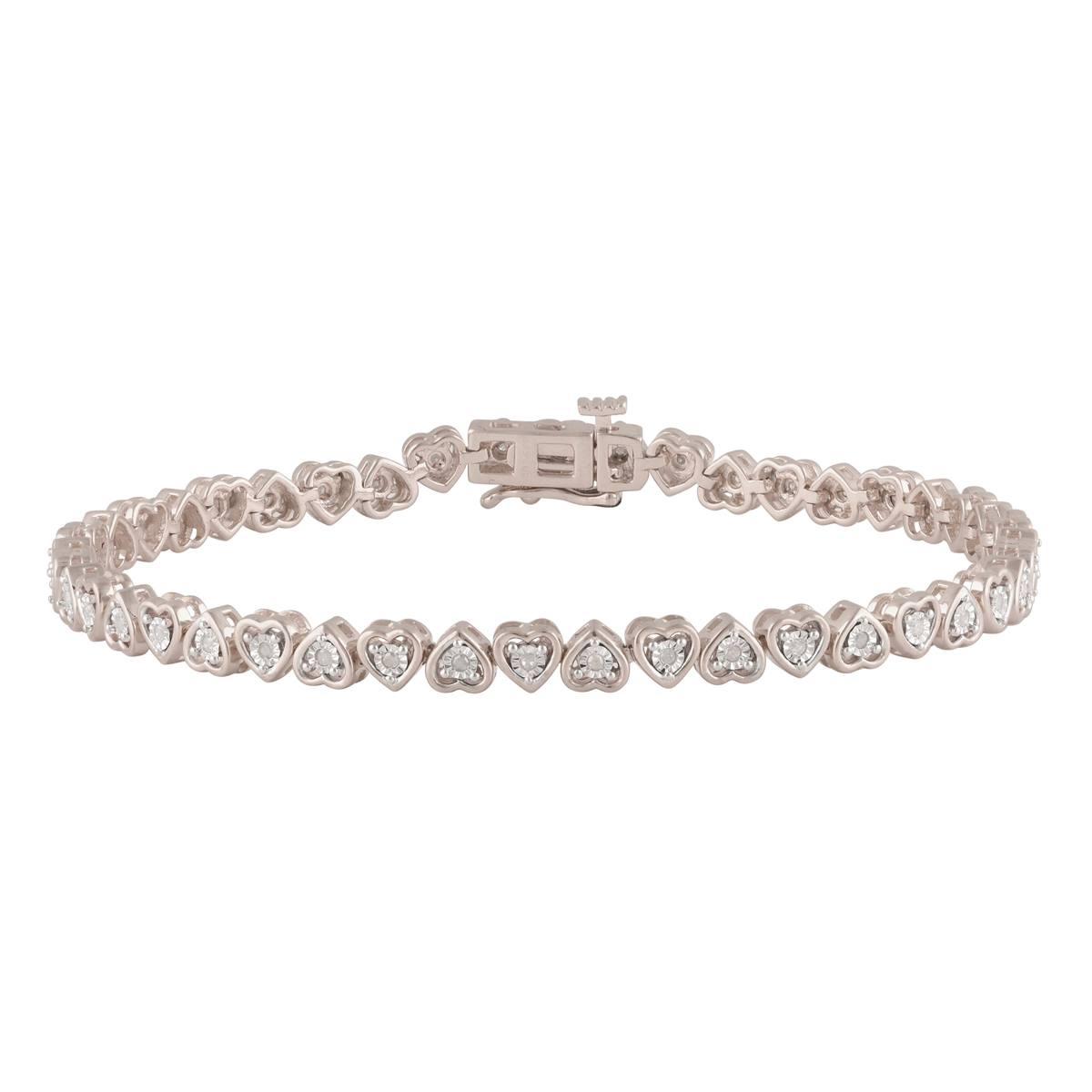 Diamond Classics(tm) 1/4ctw. Sterling Silver Bracelet