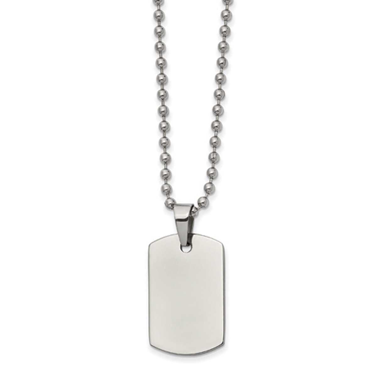 Mens Gentlemen's Classics(tm) Reversible Stainless Steel Necklace