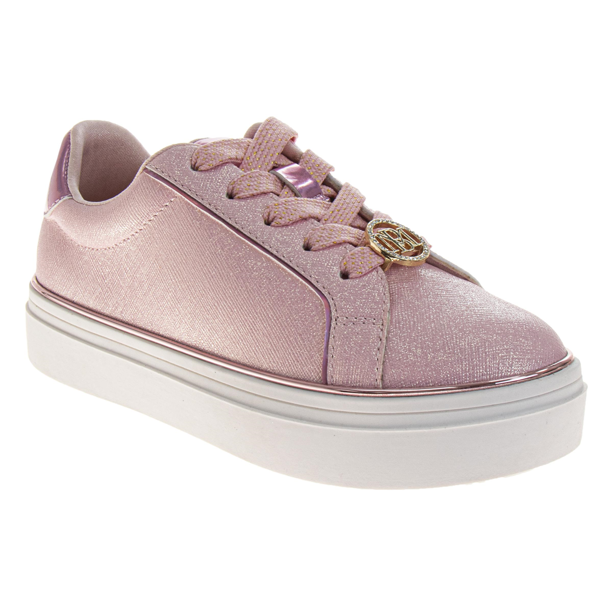 Little Girls Badgley Mischka(R) Glittery Fashion Sneakers