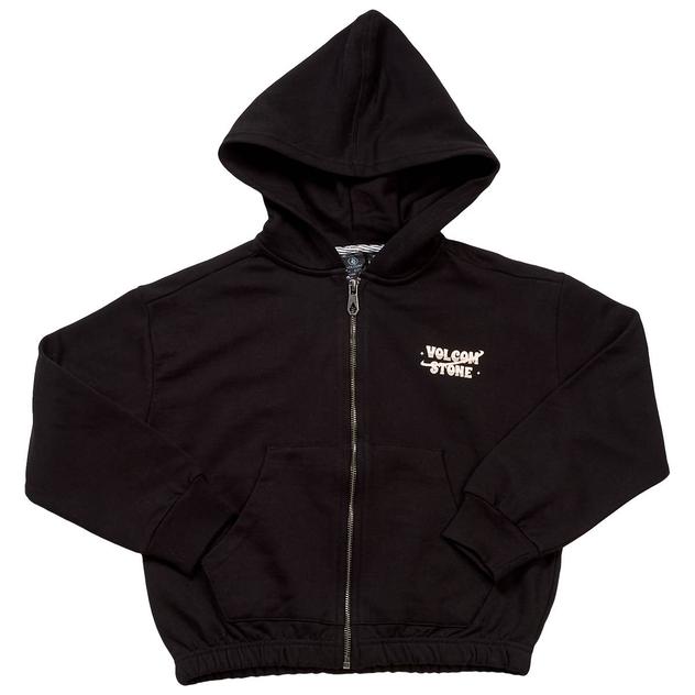 Girls (7-14) Volcom Solid Moon Back Art Hooded Jacket