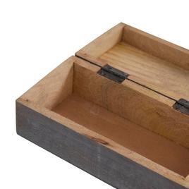 9th & Pike® 3pc. Wooden Jewelry Box