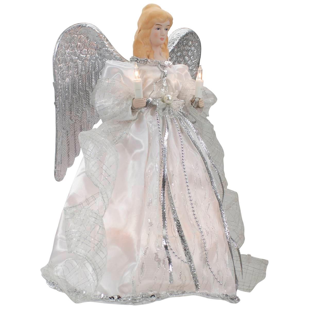 Northlight Seasonal 12in. Angel with Wings Christmas Tree Topper