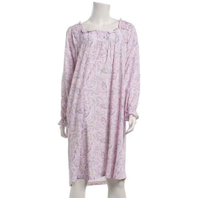 Womens Sophia by René Rofé® Long Sleeve Paisley Waltz Nightgown